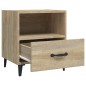 vidaXL Comodino Rovere Sonoma in Legno Multistrato