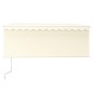 Tenda Sole Retrattile Automatica con Parasole 3,5x2,5 m Crema Tenda Sole Retrattile Automatica con Parasole 3,5x2,5 m Crema