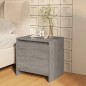 vidaXL Comodino Grigio Sonoma 45x34x44,5 cm in Truciolato vidaXL Comodino Grigio Sonoma 45x34x44,5 cm in Truciolato
