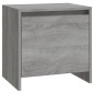 vidaXL Comodino Grigio Sonoma 45x34x44,5 cm in Truciolato vidaXL Comodino Grigio Sonoma 45x34x44,5 cm in Truciolato
