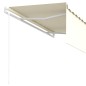 Tenda Sole Retrattile Automatica con Parasole 3,5x2,5 m Crema Tenda Sole Retrattile Automatica con Parasole 3,5x2,5 m Crema