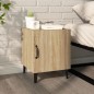 vidaXL Comodino Rovere Sonoma in Legno Multistrato vidaXL Comodino Rovere Sonoma in Legno Multistrato