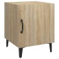 vidaXL Comodino Rovere Sonoma in Legno Multistrato vidaXL Comodino Rovere Sonoma in Legno Multistrato