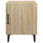 vidaXL Comodino Rovere Sonoma in Legno Multistrato vidaXL Comodino Rovere Sonoma in Legno Multistrato