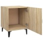 vidaXL Comodino Rovere Sonoma in Legno Multistrato vidaXL Comodino Rovere Sonoma in Legno Multistrato