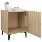 vidaXL Comodino Rovere Sonoma in Legno Multistrato vidaXL Comodino Rovere Sonoma in Legno Multistrato