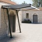 vidaXL Tenda Automatica Sensore Vento e LED 3,5x2,5 cm Blu e Bianca vidaXL Tenda Automatica Sensore Vento e LED 3,5x2,5 cm Blu e Bianca