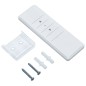 vidaXL Tenda Automatica Sensore Vento e LED 3,5x2,5 cm Blu e Bianca vidaXL Tenda Automatica Sensore Vento e LED 3,5x2,5 cm Blu e Bianca
