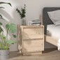 vidaXL Comodino 40x35x50 cm in Legno Massello di Pino vidaXL Comodino 40x35x50 cm in Legno Massello di Pino