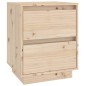 vidaXL Comodino 40x35x50 cm in Legno Massello di Pino vidaXL Comodino 40x35x50 cm in Legno Massello di Pino