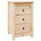 vidaXL Comodini 2 pz 40x35x61,5 cm in Legno Massello di Pino
