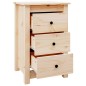 vidaXL Comodini 2 pz 40x35x61,5 cm in Legno Massello di Pino