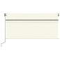 Tenda Sole Retrattile Manuale con Parasole 3,5x2,5 m Crema
