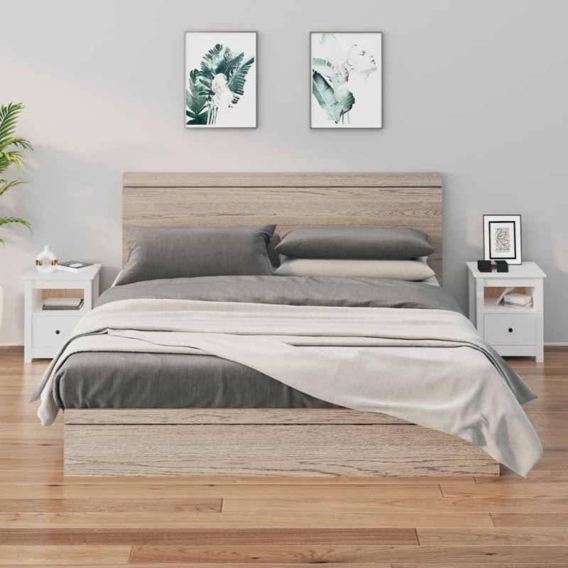 vidaXL Comodini 2 pz Bianchi 40x35x49 cm in Legno Massello di Pino vidaXL Comodini 2 pz Bianchi 40x35x49 cm in Legno Massello di Pino