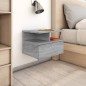 vidaXL Comodini Pensili Grigio Sonoma 2pz 40x31x27cm Legno Multistrato vidaXL Comodini Pensili Grigio Sonoma 2pz 40x31x27cm Legno Multistrato