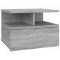 vidaXL Comodini Pensili Grigio Sonoma 2pz 40x31x27cm Legno Multistrato vidaXL Comodini Pensili Grigio Sonoma 2pz 40x31x27cm Legno Multistrato