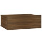 vidaXL Comodino Pensile Rovere Marrone 40x30x15cm in Legno Multistrato
