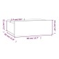 vidaXL Comodino Pensile Rovere Marrone 40x30x15cm in Legno Multistrato