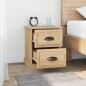 vidaXL Comodino Rovere Sonoma 39x39x47,5 cm in Legno Multistrato