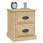 vidaXL Comodino Rovere Sonoma 39x39x47,5 cm in Legno Multistrato