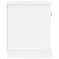 vidaXL Comodino Bianco Lucido 39x39x47,5 cm in Legno Multistrato vidaXL Comodino Bianco Lucido 39x39x47,5 cm in Legno Multistrato