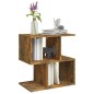 vidaXL Comodino Rovere Fumo 50x30x51,5 cm in Legno Multistrato