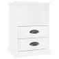 vidaXL Comodini 2 pz Bianco Lucido 43x36x60 cm vidaXL Comodini 2 pz Bianco Lucido 43x36x60 cm