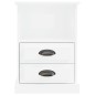 vidaXL Comodini 2 pz Bianco Lucido 43x36x60 cm vidaXL Comodini 2 pz Bianco Lucido 43x36x60 cm
