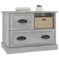 vidaXL Comodino Grigio Cemento 60x39x45 cm vidaXL Comodino Grigio Cemento 60x39x45 cm