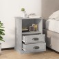 vidaXL Comodino Grigio Cemento 43x36x60 cm vidaXL Comodino Grigio Cemento 43x36x60 cm