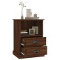 vidaXL Comodini 2pz Rovere Marrone 43x36x60 cm vidaXL Comodini 2pz Rovere Marrone 43x36x60 cm