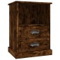 vidaXL Comodino Rovere Fumo 43x36x60 cm vidaXL Comodino Rovere Fumo 43x36x60 cm