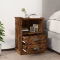 vidaXL Comodino Rovere Fumo 43x36x60 cm vidaXL Comodino Rovere Fumo 43x36x60 cm