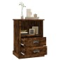 vidaXL Comodino Rovere Fumo 43x36x60 cm vidaXL Comodino Rovere Fumo 43x36x60 cm