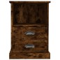vidaXL Comodino Rovere Fumo 43x36x60 cm vidaXL Comodino Rovere Fumo 43x36x60 cm