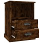 vidaXL Comodino Rovere Fumo 43x36x60 cm vidaXL Comodino Rovere Fumo 43x36x60 cm