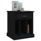 vidaXL Comodini 2 pz Neri 43x36x50 cm vidaXL Comodini 2 pz Neri 43x36x50 cm
