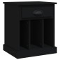 vidaXL Comodini 2 pz Neri 43x36x50 cm vidaXL Comodini 2 pz Neri 43x36x50 cm
