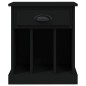 vidaXL Comodini 2 pz Neri 43x36x50 cm vidaXL Comodini 2 pz Neri 43x36x50 cm