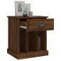 vidaXL Comodino Rovere Marrone 43x36x50 cm vidaXL Comodino Rovere Marrone 43x36x50 cm