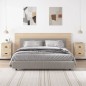 vidaXL Comodini a Parete 2 pz Rovere Sonoma 41,5x36x53 cm vidaXL Comodini a Parete 2 pz Rovere Sonoma 41,5x36x53 cm