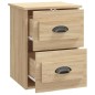 vidaXL Comodini a Parete 2 pz Rovere Sonoma 41,5x36x53 cm vidaXL Comodini a Parete 2 pz Rovere Sonoma 41,5x36x53 cm