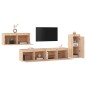 Mobili Porta TV 4 pz in Legno Massello di Pino Mobili Porta TV 4 pz in Legno Massello di Pino