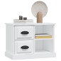 vidaXL Comodino Bianco 60x35,5x45 cm