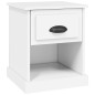 vidaXL Comodino Bianco 39x39x47,5 cm in Legno Multistrato vidaXL Comodino Bianco 39x39x47,5 cm in Legno Multistrato