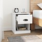 vidaXL Comodino Bianco 39x39x47,5 cm in Legno Multistrato vidaXL Comodino Bianco 39x39x47,5 cm in Legno Multistrato