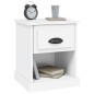 vidaXL Comodino Bianco 39x39x47,5 cm in Legno Multistrato vidaXL Comodino Bianco 39x39x47,5 cm in Legno Multistrato