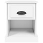 vidaXL Comodino Bianco 39x39x47,5 cm in Legno Multistrato vidaXL Comodino Bianco 39x39x47,5 cm in Legno Multistrato