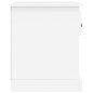 vidaXL Comodino Bianco 39x39x47,5 cm in Legno Multistrato vidaXL Comodino Bianco 39x39x47,5 cm in Legno Multistrato