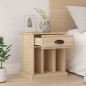 vidaXL Comodino Rovere Sonoma 43x36x50 cm